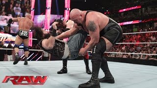 Big Show vs Braun Strowman Raw February 15 2016 [upl. by Noni]