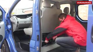 Kiravans Double Seat Swivel for Trafic Vivaro Primastar [upl. by Gawlas]