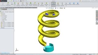 Solidworks tutorial motion analysis [upl. by Gilbye]