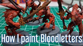 How I paint bloodletters [upl. by Clementina11]