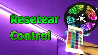 RESETEAR control de LUCES LED  Configurar 2020 [upl. by Ephrayim]