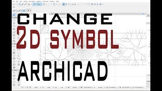 Change 2D symbol for object in ArchiCAD [upl. by Elhsa]