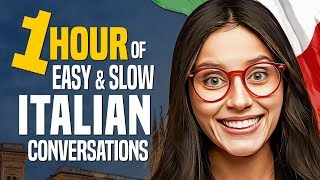 Learn ITALIAN A 1HOUR Beginner Conversation Course for daily life  OUINOcom [upl. by Knarf]