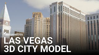 Las Vegas 3D Mesh Model by Aerometrex [upl. by Luap132]