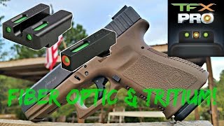 NEW TRUGLO TFX Pro Night Sights  Fiber OpticTritium  FULL REVIEW [upl. by Hubie972]