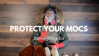 DIY Rubber Soling Kit Protect Your Moccasins [upl. by Etnoved980]