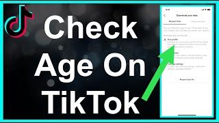 How To Check Your Age On TikTok [upl. by Darrey706]