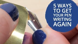 5 Ways to Get Your Pen Writing Again [upl. by Bealle951]