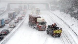 How snow and freezing conditions have hit Wales Scotland and England  ITV News [upl. by Yoccm126]