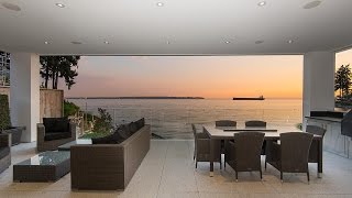 Luxury Waterfront Residence in West Vancouver Canada [upl. by Ennaeus]