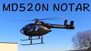 MD 520N NOTAR Helicopter review and flight [upl. by Jermain]