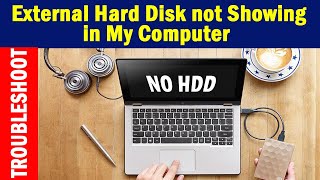 Troubleshooting External Hard Drive not showing in My Computer and Disk Management [upl. by Rexanne]