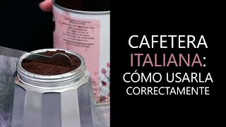 CÓMO USAR LA CAFETERA ITALIANA Guía básica para preparar café [upl. by Dammahum]