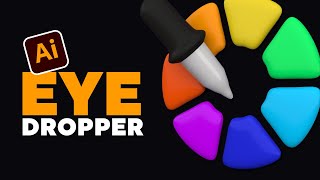 How to use the Eyedropper Tool in Adobe Illustrator [upl. by Clarhe]