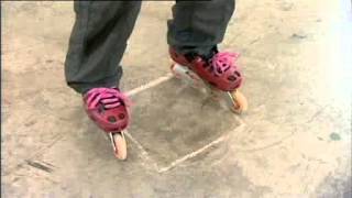 Tutorial on how to spin on inline skates or rollerblades using heel amp toe wheels Excerpt from BBC [upl. by Iroc981]