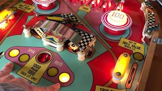 1975 Gottlieb Spin Out Pinball Machine [upl. by Behl3]