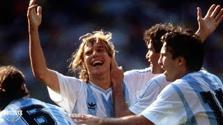 Gol de Caniggia a Brasil  Italia 90  Argentina 1 Brasil 0 HD  AFA FTI [upl. by Mossman]