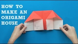 How to Make an Origami House EASY [upl. by Epilef]