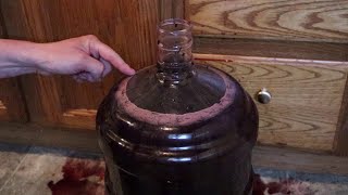 Wine Brew Pt 2 Secondary Fermentation [upl. by Talya]