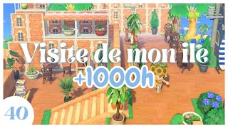 💫 VISITE de mon île TROPICALE amp URBAINE 5 étoiles 1000h de jeu  Animal Crossing New Horizons 40 [upl. by Leiru422]