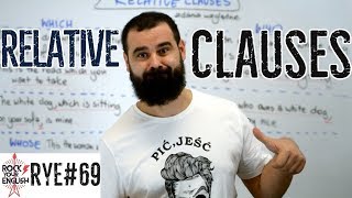 RELATIVE CLAUSE definingnondefining  ROCK YOUR ENGLISH 69 [upl. by Atsillak]