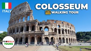 Colosseum Walking Tour  4K  Rome Italy [upl. by Mikeb]