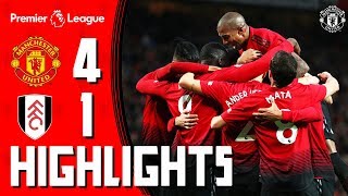 Highlights  Manchester United 41 Fulham  Premier League [upl. by Andras621]