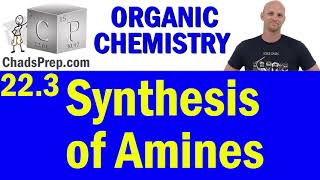 223 Synthesis of Amines  Organic Chemistry [upl. by Tyrrell263]