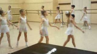 very first steps in Academy of Russian Ballet preparatory class [upl. by Suanne]