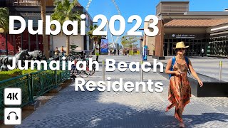 Dubai Jumeirah Beach Residence JBR 🇦🇪  4K  Walking Tour [upl. by Nennarb]