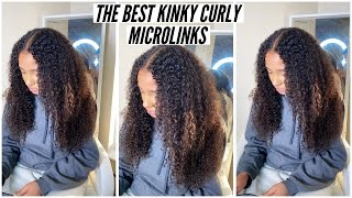 THE BEST CURLY MICROLINKS  ITIPS All you need to know [upl. by Ysnat]