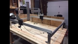 Building an Aluminum Extrusion CNC Frame [upl. by Arais467]