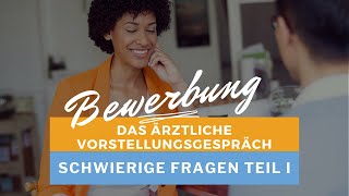 Vorstellungsgespräch  Schwierige Fragen  Teil 1 [upl. by Aihsekin542]