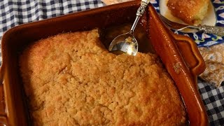 Butterscotch Pudding Cake Recipe Demonstration  Joyofbakingcom [upl. by Yriek]