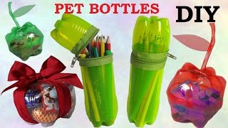 10 DIY Creative Ways to Reuse  Recycle Plastic Bottles part 1 [upl. by Notsirhc]