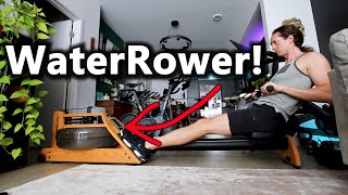 WaterRower A1 is a cheaper ERGATTA or Hydrow rowing machine alternative with ZERO monthly FEES [upl. by Burdelle]