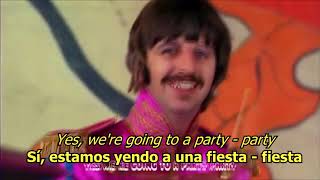 Birthday  The Beatles LYRICSLETRA Original Video [upl. by Menken]