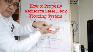 How to Properly Reinforce Steel Deck Flooring System  Tagalog Tutorial [upl. by Jochebed]