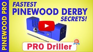 Fastest Pinewood Derby  PRO Driller Tool Five Speed Advantages [upl. by Edialeda]