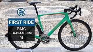 BMC Roadmachine 01  First Ride Review [upl. by Currey]