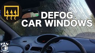 HOW TO DEFOG CAR WINDOWS SUPER FAST [upl. by Kalle632]