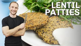 Lentil Patties  Done in 13 minutes [upl. by Thorner]