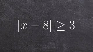 How to solve a one variable absolute value inequality or statement [upl. by Raymund]