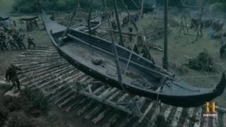 Vikings Season 4 Episode 8  Floki Builds The Cranes To Lift The Boats [upl. by Gwenora]