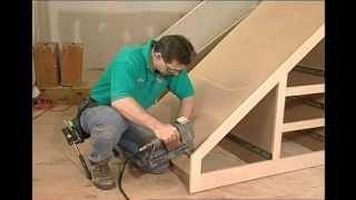 Building Storage Spaces Part 1 How to build storage space under your Stairs [upl. by Yrellav412]