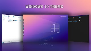 Windows 11  Clean Windows 10 Theme  How to Customize Windows 10 [upl. by Nilyahs]