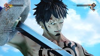 Jump Force  Trafalgar D Water Law Moveset amp Vs Gameplay DLC HD [upl. by Eselehs]