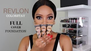 Revlon Colorstay Full Cover Foundation Review  GIVEAWAY  MIHLALI N [upl. by Giesecke]