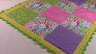 Easy Baby Quilt  The Sewing Room Channel [upl. by Ahsert967]