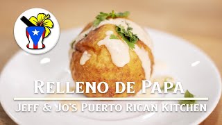 How to make Relleno de Papa Puerto Rican Potato Croquette  Easy Puerto Rican Recipe [upl. by Gratt]